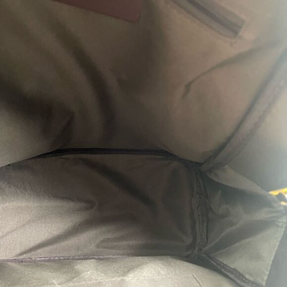 Fashion Designer Tan and Brown Quilted Large Tote Bag - Picture 10 of 11